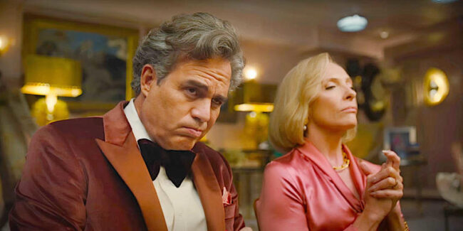Mark Ruffallo e Toni Collette. O casal não existe no livro.